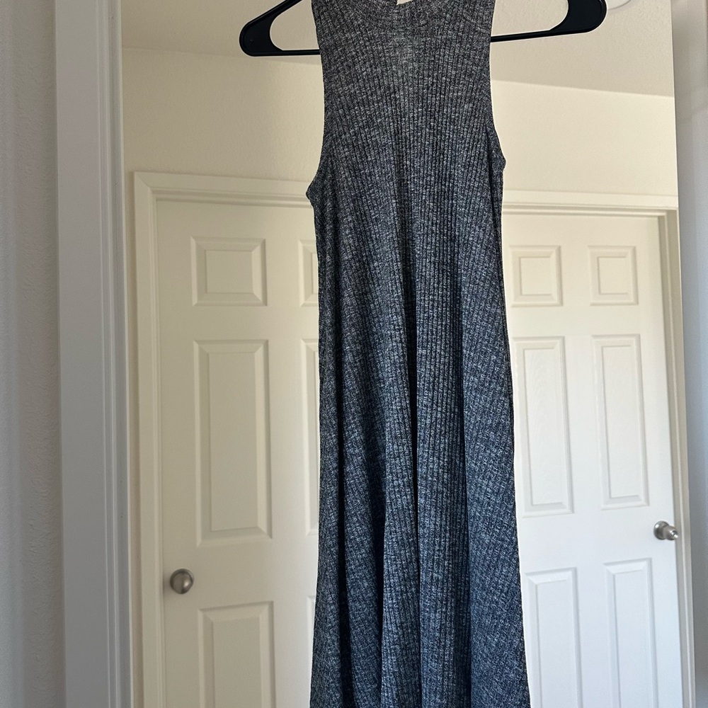 Hollister Charcoal Maxi Dress